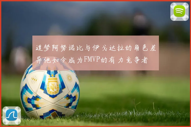 追梦阿努诺比与伊戈达拉的角色差异他如今成为FMVP的有力竞争者
